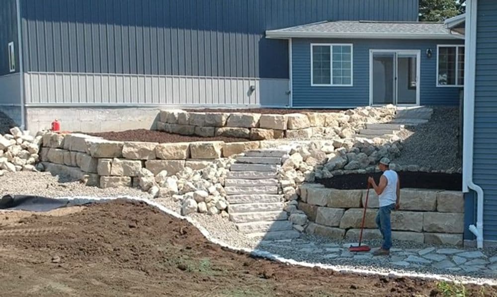 Beautifully landscaped garden with vibrant flowers